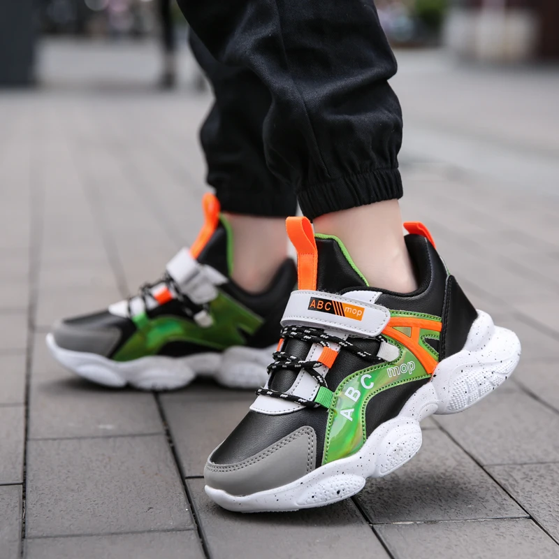 Новая детская Баскетбольная обувь Кроссовки для мальчиков Нескользящие