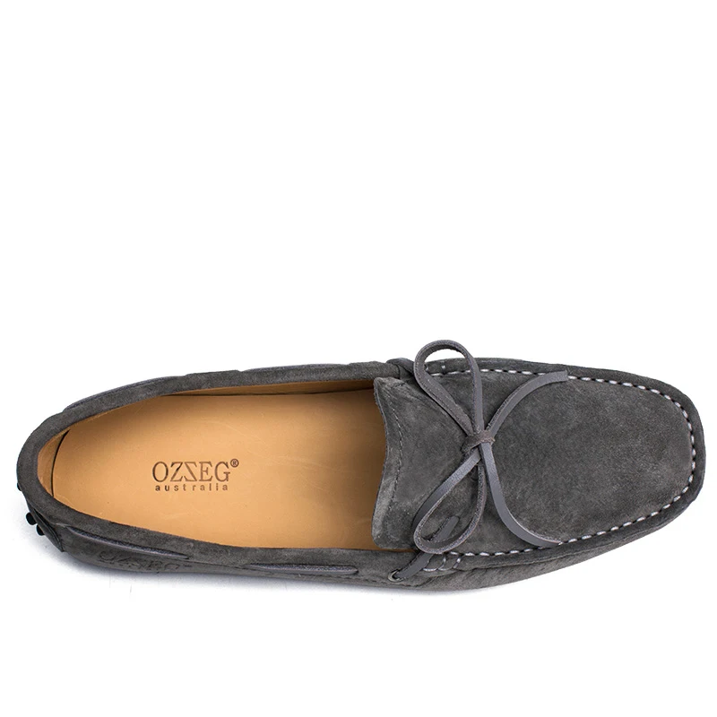 Для мужчин натуральная кожа британский стиль zapatos nobuck de alta calidad hombres mocasines gamuza moda Real