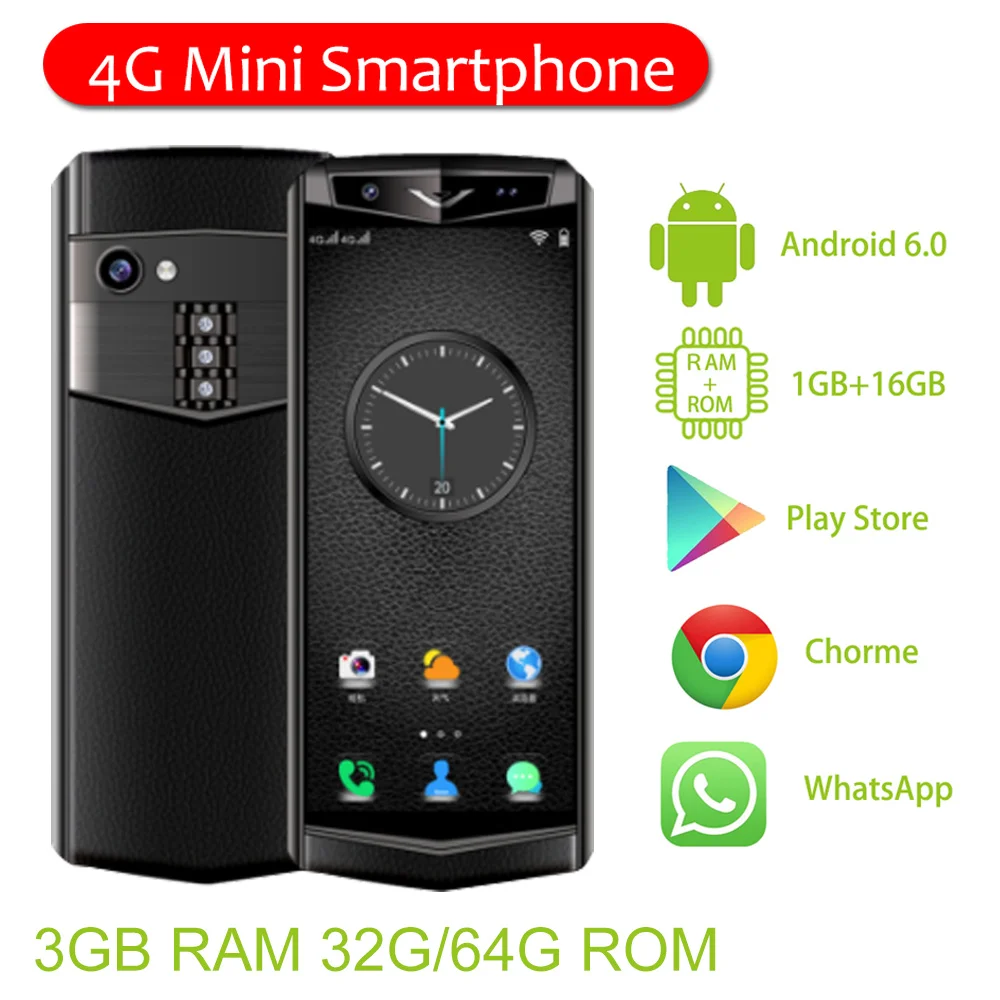 Super mini 4G Мобильный телефон Смартфон M17 3 5 дюймов Гб оперативной памяти Оперативная