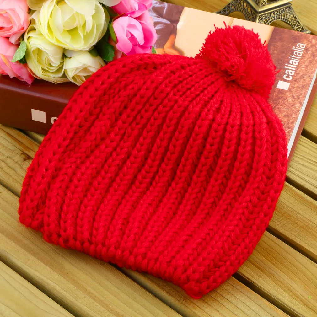 

New Arrival Baby Infant Toddler Kids Winter Warm Beanie Hat 5-pointed Star