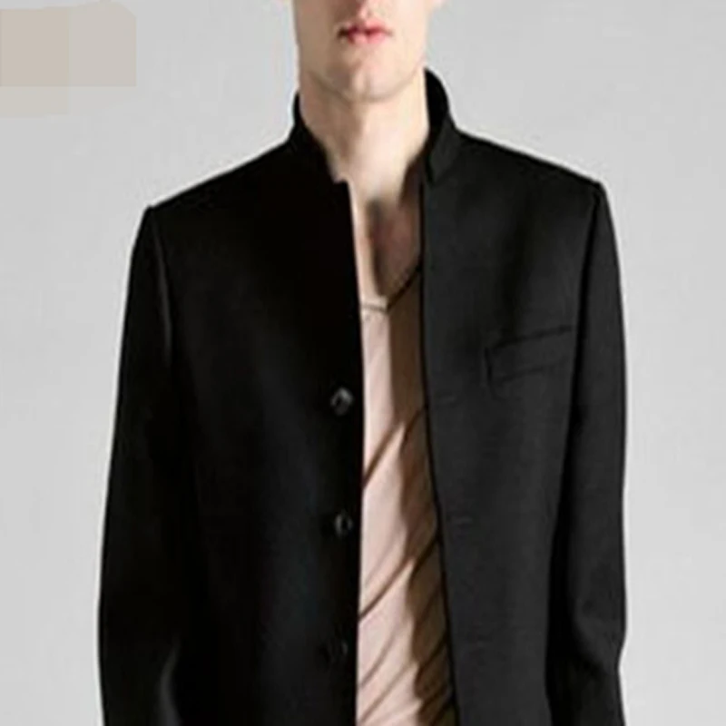 Мужское короткое твидовое пальто сезон осень-зима 2021 высококачественное