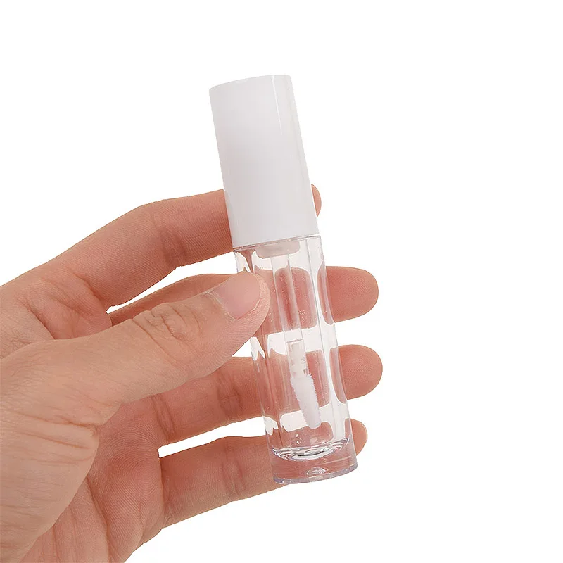 6 мл как молочно белого цвета круглая труба блеск для губ Эфирное масляная помада