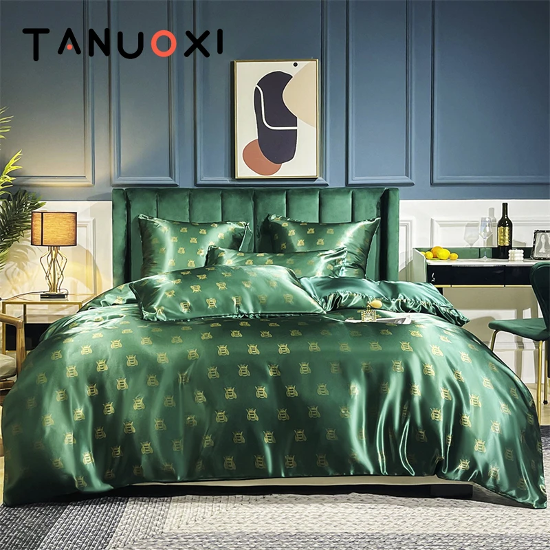 

Комплект постельного белья из шелка, 2/3 шт.постельное бельё покрывало на кровать для домаZ