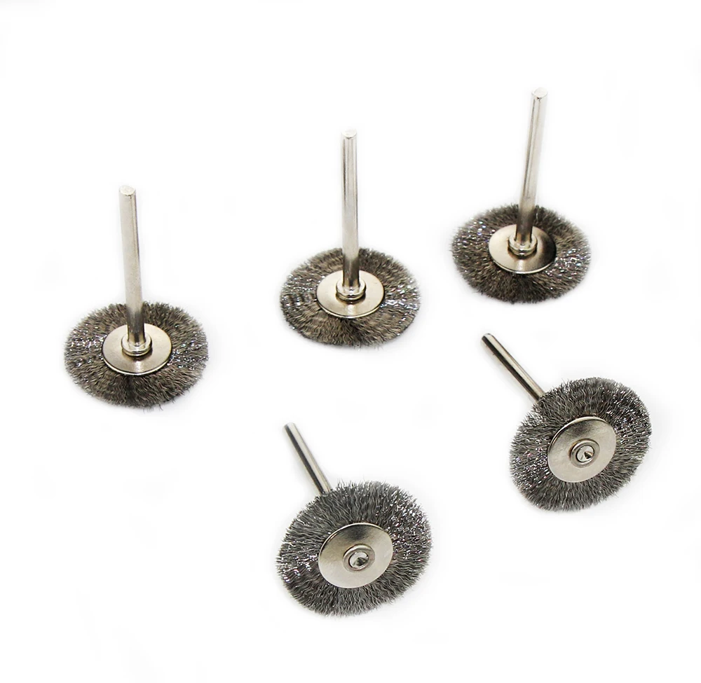 Набор щеток dremel со стальными колесами набор инструментов аксессуары заусенцы