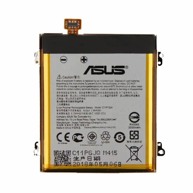 Оригинальный аккумулятор ASUS C11P1324 для ZenFone 5 A500G Z5 T00J ZENFONE5 A500CG A500KL A501CG | Мобильные