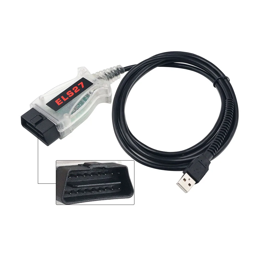 Новейший Диагностический кабель V2.3.8 ELS27 FORScan OBD2 зеленая печатная плата PIC24HJ128GP + FTDI