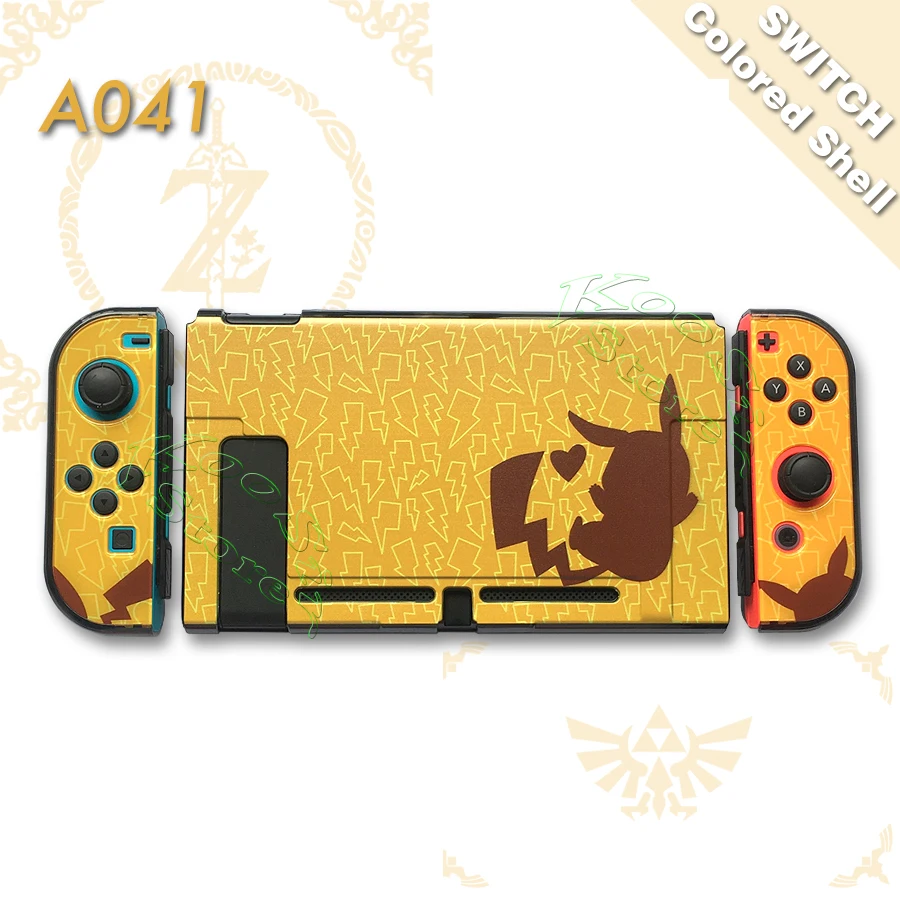 Защитный чехол для консоли nintendo s Zend, цветной чехол Nitendo Switch Crystal Shell, чехол для nintendo Switch Pikachus, тематический чехол