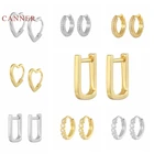 Автоклав 925 пробы Серебряные серьги для Для женщин; Симпатичные тапочки с узором в виде серьги пирсинг уха Pendientes подарок для мамы 2021 тренд Винтаж золото