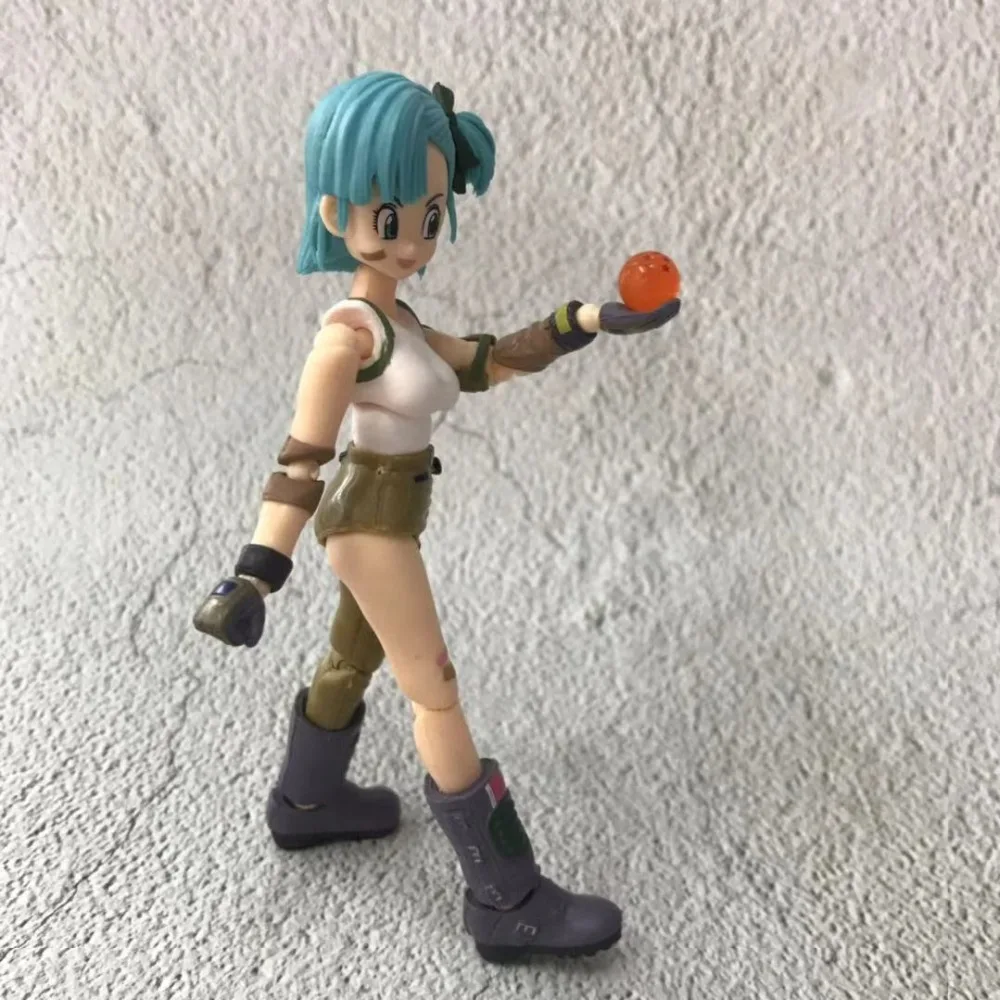 Dragon Ball Z Bulma подвижные фигурки ПВХ Коллекционная модель игрушки brinquedos для подарка на Рождество
