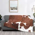 Покрывало из коровьего искусственного меха 448, покрывало, плед, термоодеяло, муслин, аниме, плюш