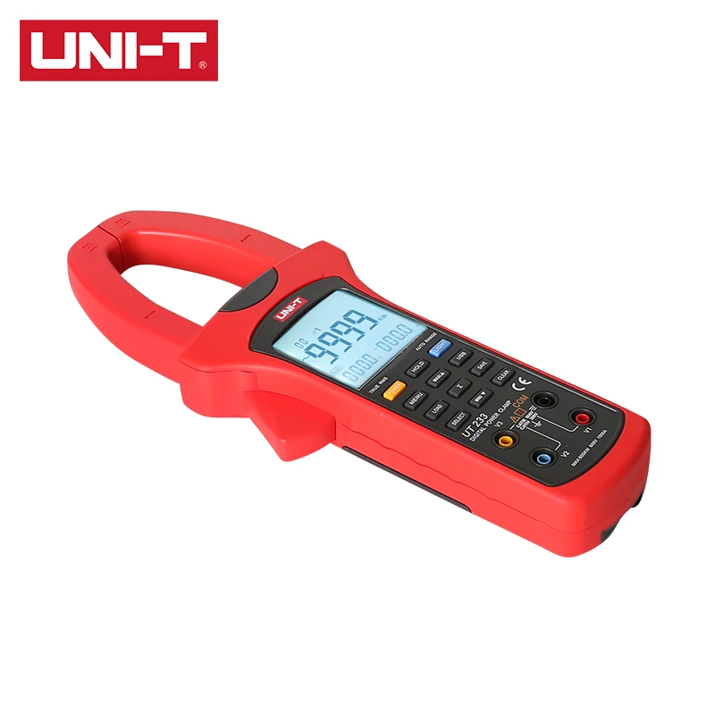 Цифровой зажим UNI-T UT231/UT233 Power True RMS 9999 слов двойной дисплей ЖК-экран функция