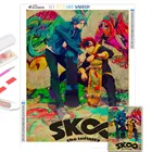 Алмазная живопись 5D сделай сам, аниме SK8 бесконечность, Алмазная мозаика, картина для домашнего декора, наборы для вышивки крестиком, настенные наклейки