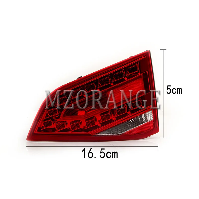MZORANGE Tail Light Lamp For Audi A4 B8 2008-2012 Rear Right left Inner Outer Side Tail Light LED Brake Lamp Turn signal Light