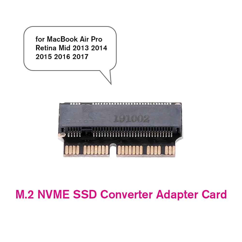 2019 Новый M.2 NVME SSD конвертировать адаптер карты для MacBook Air Pro Retina Mid 2013 2014 2015 2016 2017