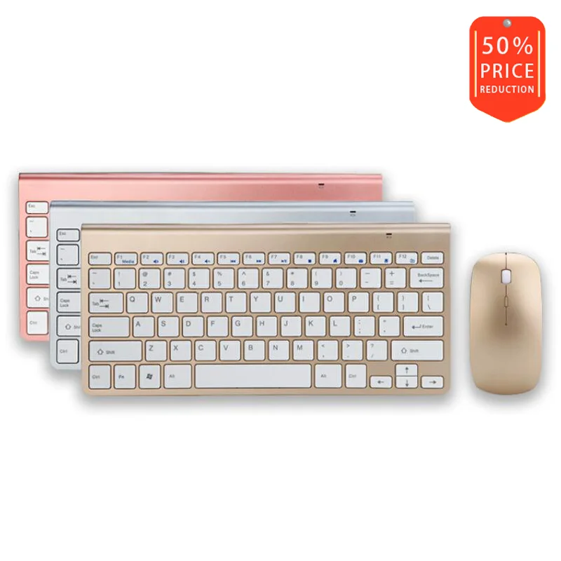 Ультратонкая беспроводная мышь и клавиатура набор пианино краска с нано