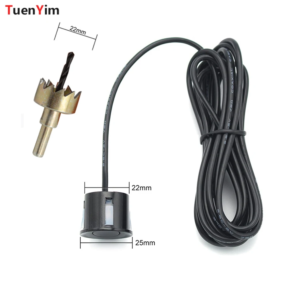 parktronics car parking sensors 468 radars alarm probe detector rca video system show distance image assistance free global shipping