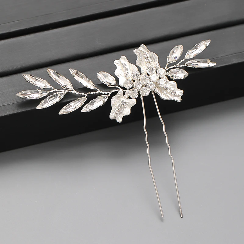 

Hair Pins Hair Accessories For Women Wedding Accessories Hair Clips Jewelry Pearl Rhinestone Flower Hair Clip Pins Headpiece