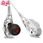 Универсальные регулируемые спортивные стереонаушники-вкладыши 3,5 мм, гарнитура для смартфонов, стереонаушники с микрофоном для iPhone