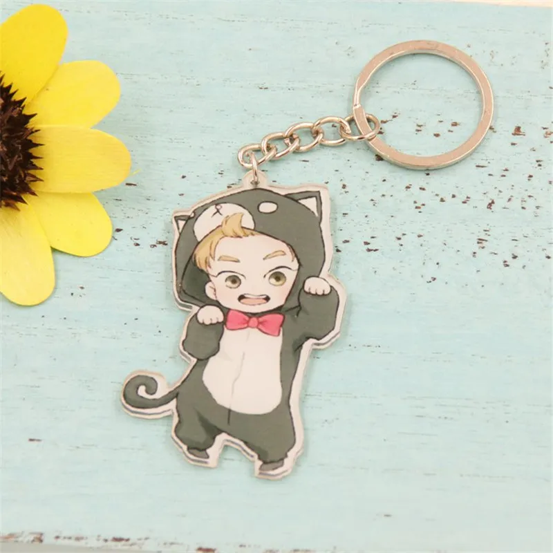 Милый акриловый брелок Kpop в виде фотографий модные ювелирные аксессуары с