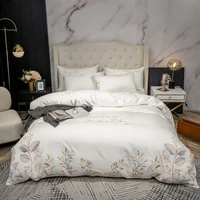 1000 tc cotton luxury bedding set pillowcase embroidery duvet cover sets bed linen sheet queen king size quilt covers