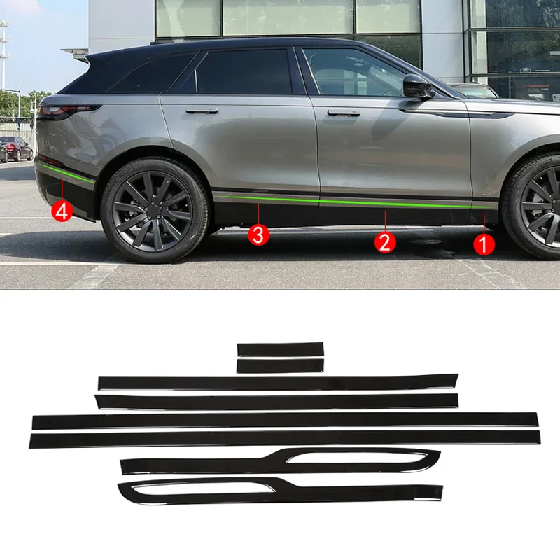 Декоративные полосы для боковых дверей автомобиля наклейка декоративная крышка