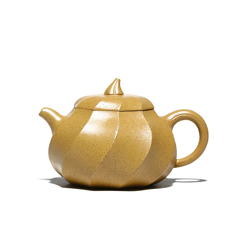 

Zisha pumpkin pot Zisha teapot yuzhongsha yuan Youjun teapot raw sesame section mud