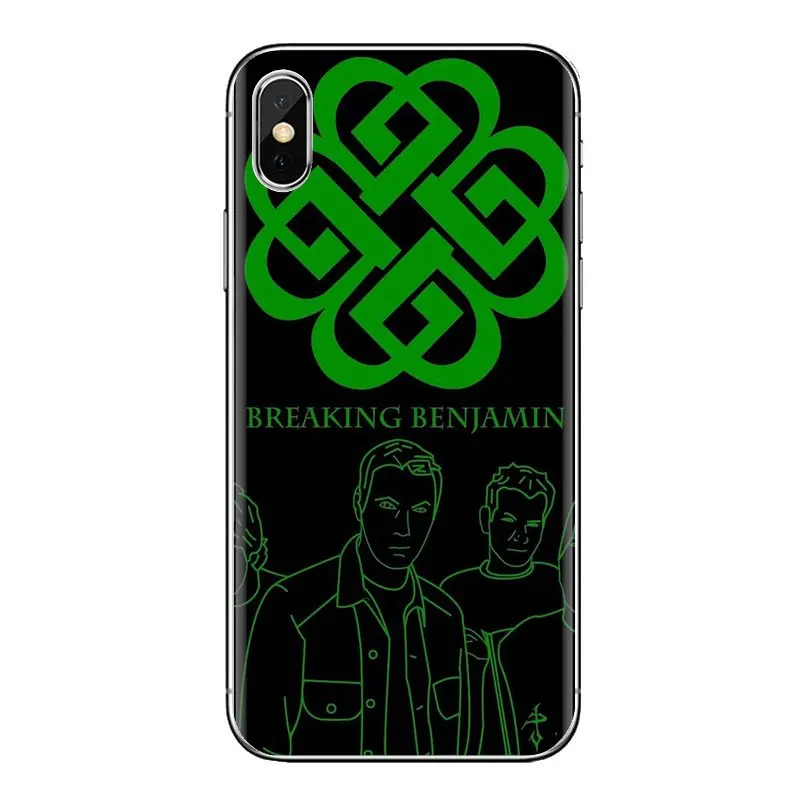 Силиконовый чехол-Сумочка для телефона rock band Breaking Benjamin спортивной камеры Xiao mi 4 5 5S