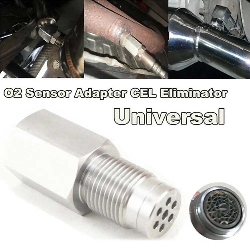 

1 Piece Car Oxygen Sensor Extender Spacer Adapter M18X1.5 Thread Check Bung Catalytic Converter Engine CEL O2 Eliminator
