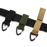 outdoor tactical hanging buckle 360 degree rotation buckle buckle hanging key triangle single d type point mountaineer ring f7y4