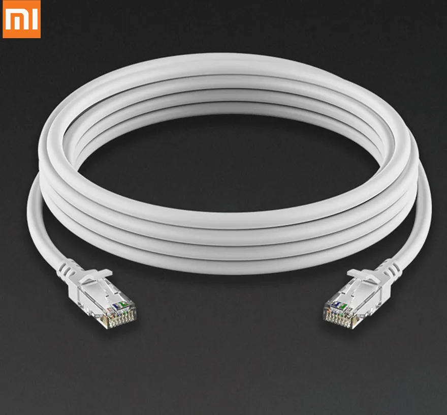 MI Mijia Huishu CAT6 плоский гигабитный кабель макс 1000 Мбит/с RJ45 Lan 1 м/2 м сетевой для