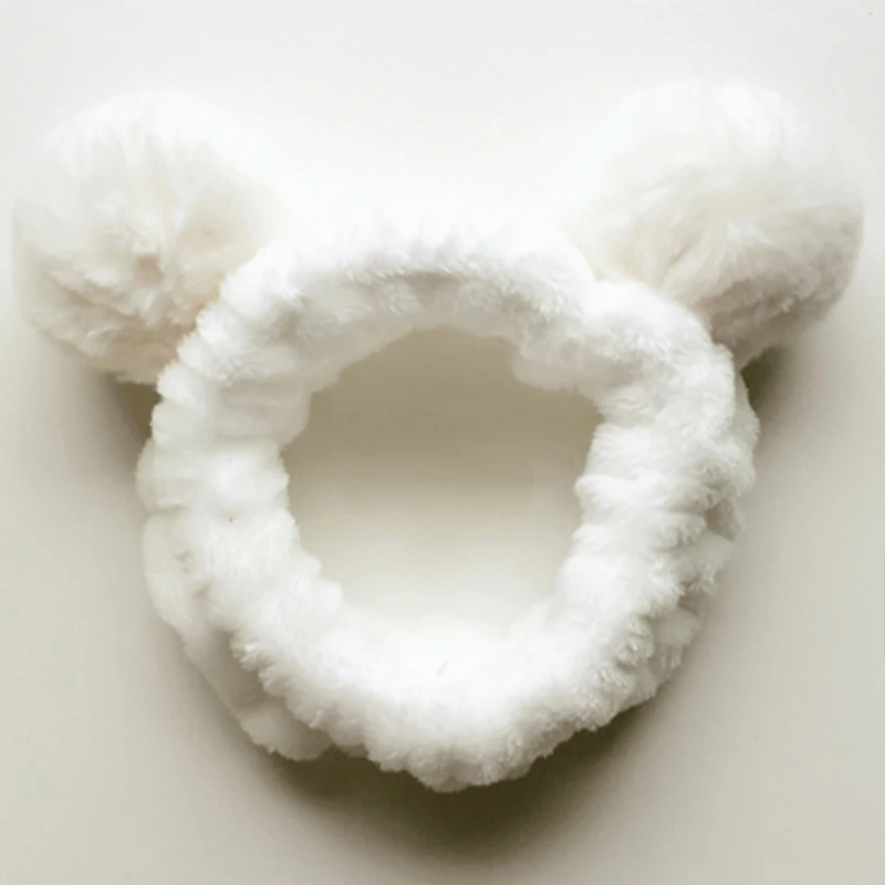 Милое искусственное кольцо милый коралловый помпон украшение для волос девочек