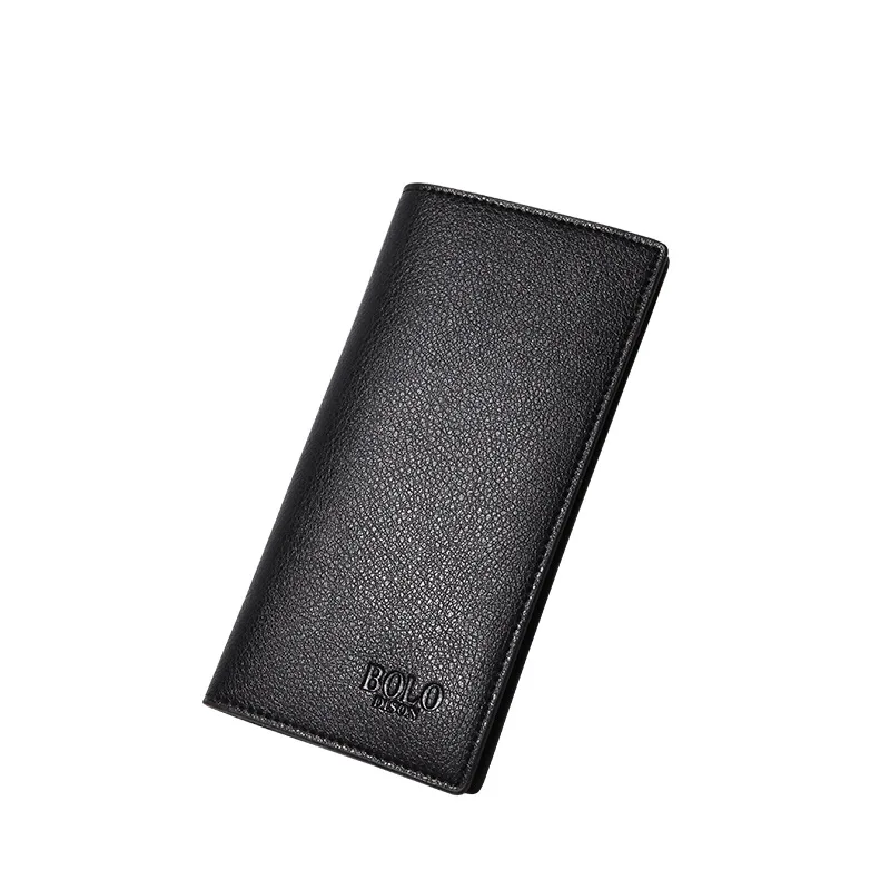 Мужской Длинный кошелек 2020 новый дизайн из искусственной кожи простой модный