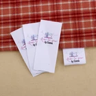 Пользовательская швейная этикетка, логотип или текстовые бирки, персонализированный бренд, печать этикеток, Бесплатная доставка (MD1097)