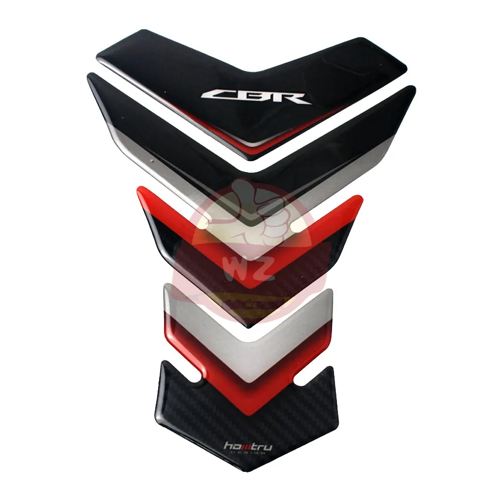 

For Honda CBR250 CBR600 CBR900 CBR1000 CBR650F CBR500R Fire Blade Tankpad 3D Carbon-look Motorcycle Tank Pad Protector Sticker