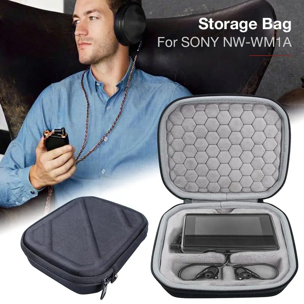 Защитная сумка портативный защитный чехол для хранения SONY NW WM1A на молнии