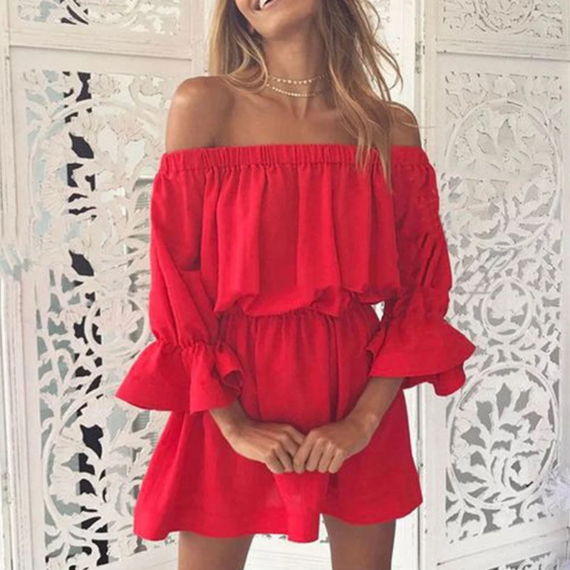 

Женское летнее Повседневное платье с воротником, сексуальное платье без бретелек, вечерние пляжные платья