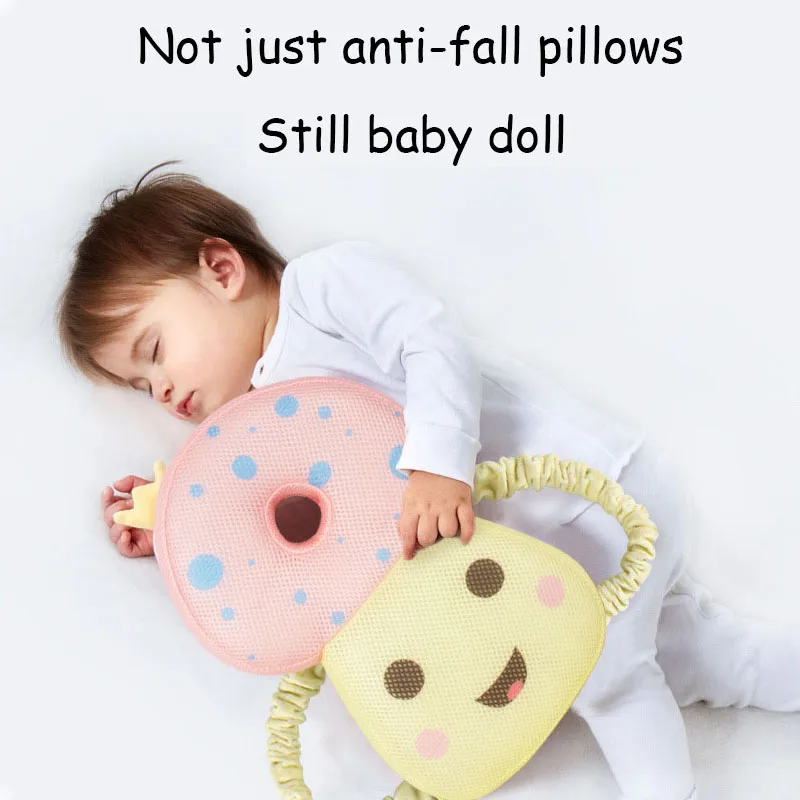 barato Almofada De Proteção De Cabeça De Bebê Protetor De Costas Almofada De Segurança Criança Arnês Arnês De Cabeça Elf Cogumelo Bebê Almofada De Proteção De Cabeça Bonito Novo