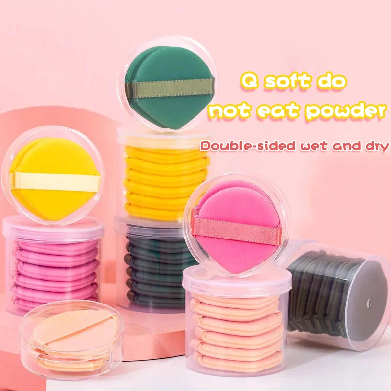 

Air Cushion Puff Portable Double-sided Soft Cosmetic Puff Dry Wet Dual-use Loose Puff No Powder Makeup Foundation Sponge Lot Hot