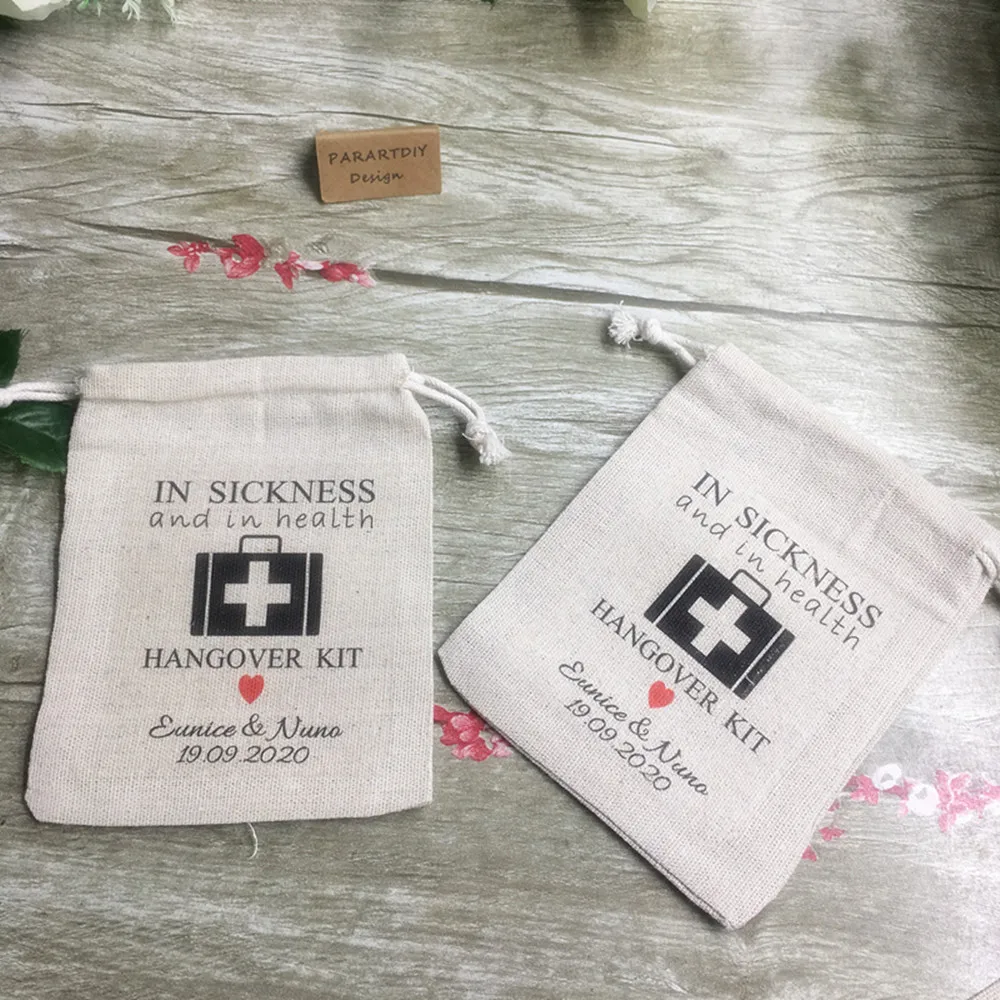 Индивидуальные свадебные сумки с рисунком в виде заболеваний и здоровья