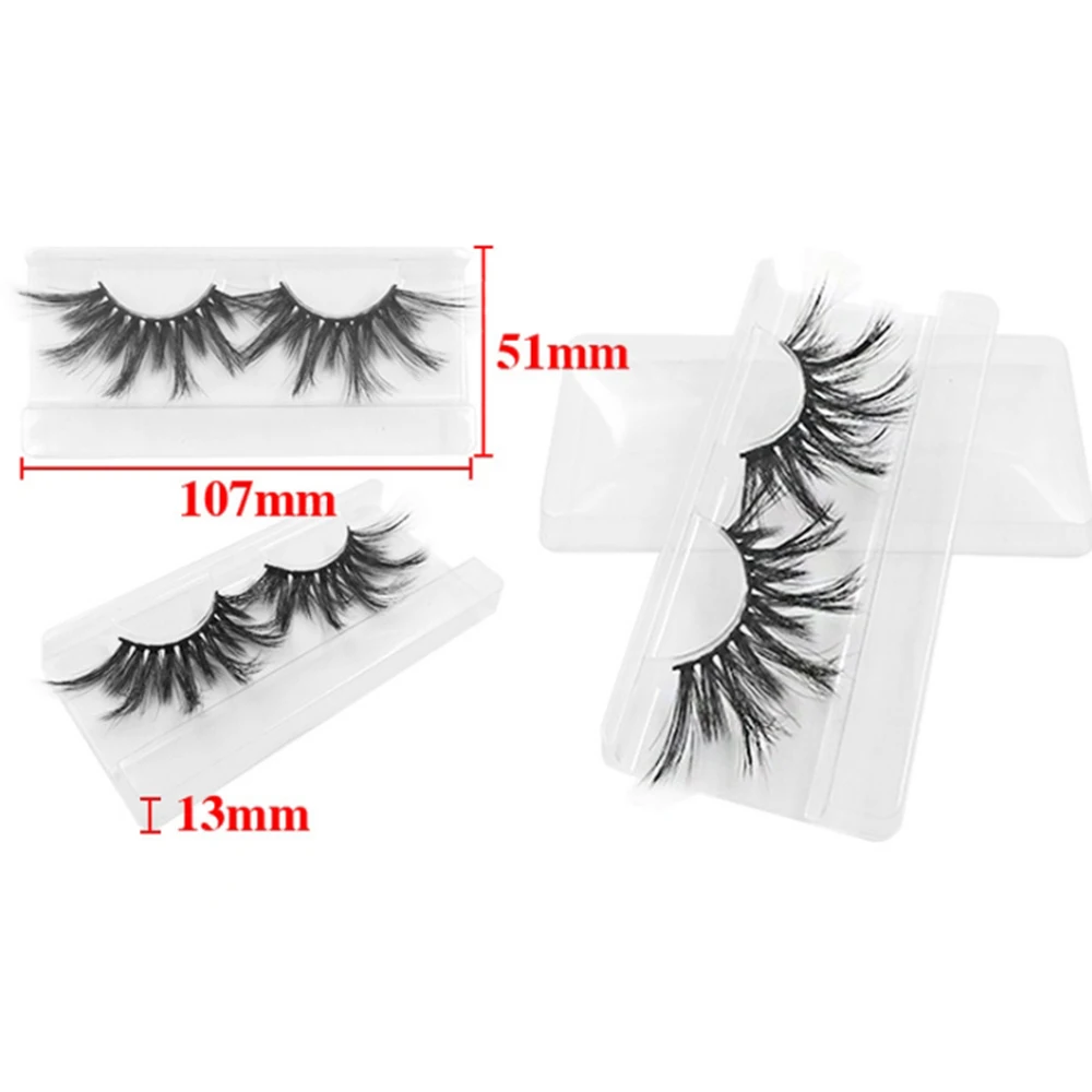 1 пара искусственные норковые волосы Мягкие Накладные ресницы натуральные