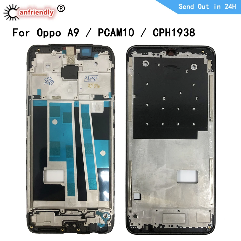 

Middle Frame for OPPO A9 2019 PCAM10 CPH1938 Middle Frame Housing Cover Bezel Plate Faceplate For OPPO A9