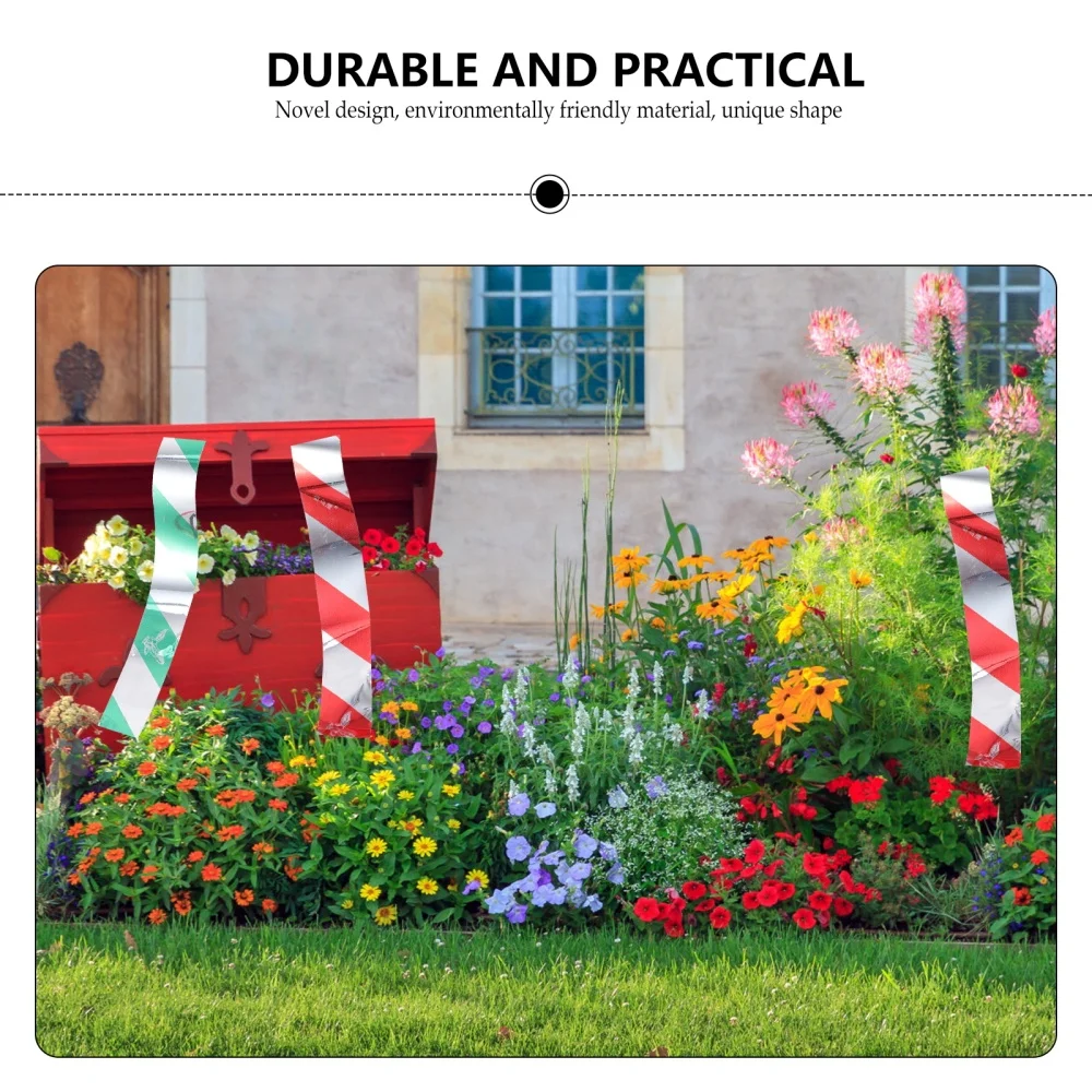 

2 Rolls 80m Bird Scare Reflective Tape Ribbon Bird Repellent Control Scare Tool