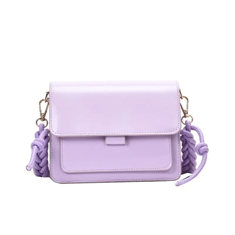 Плетеные дизайнерские сумки на ремне через плечо из искусственной кожи для