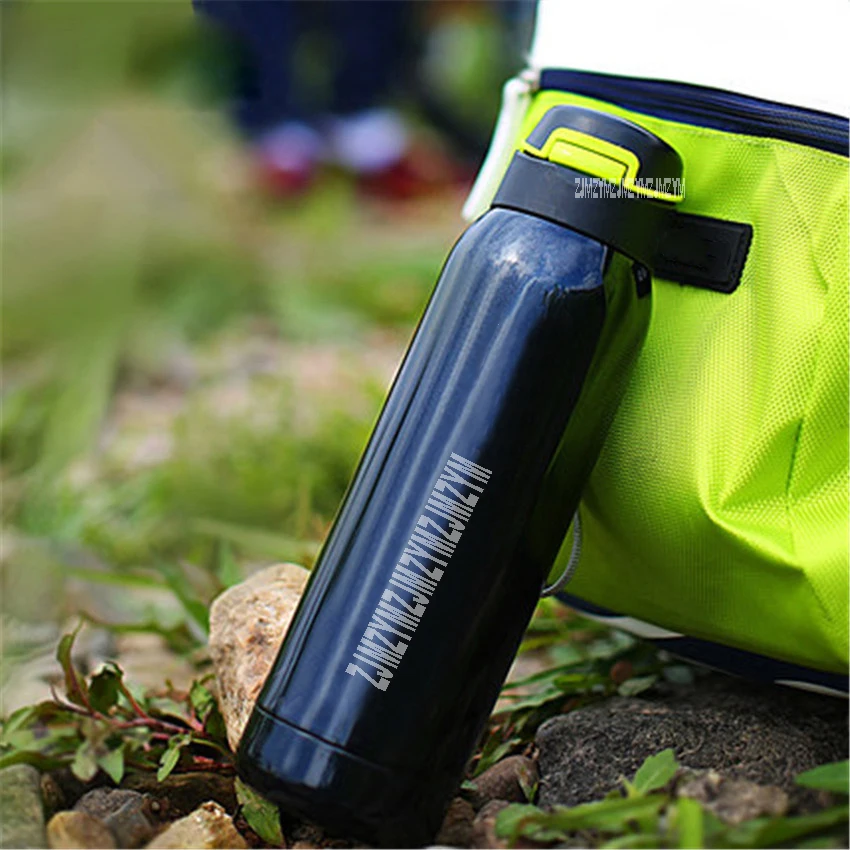 

Sports Kettle Portable Outdoor 304 Stainless Steel Material Cup Creative Leakage Adult Suction Cup Insulation Cup black / green
