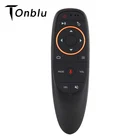 G10 умный голосовой пульт дистанционного управления 2,4G Беспроводная воздушная мышь с микрофоном гироскоп ИК обучение для Android tv box H96 Max X96