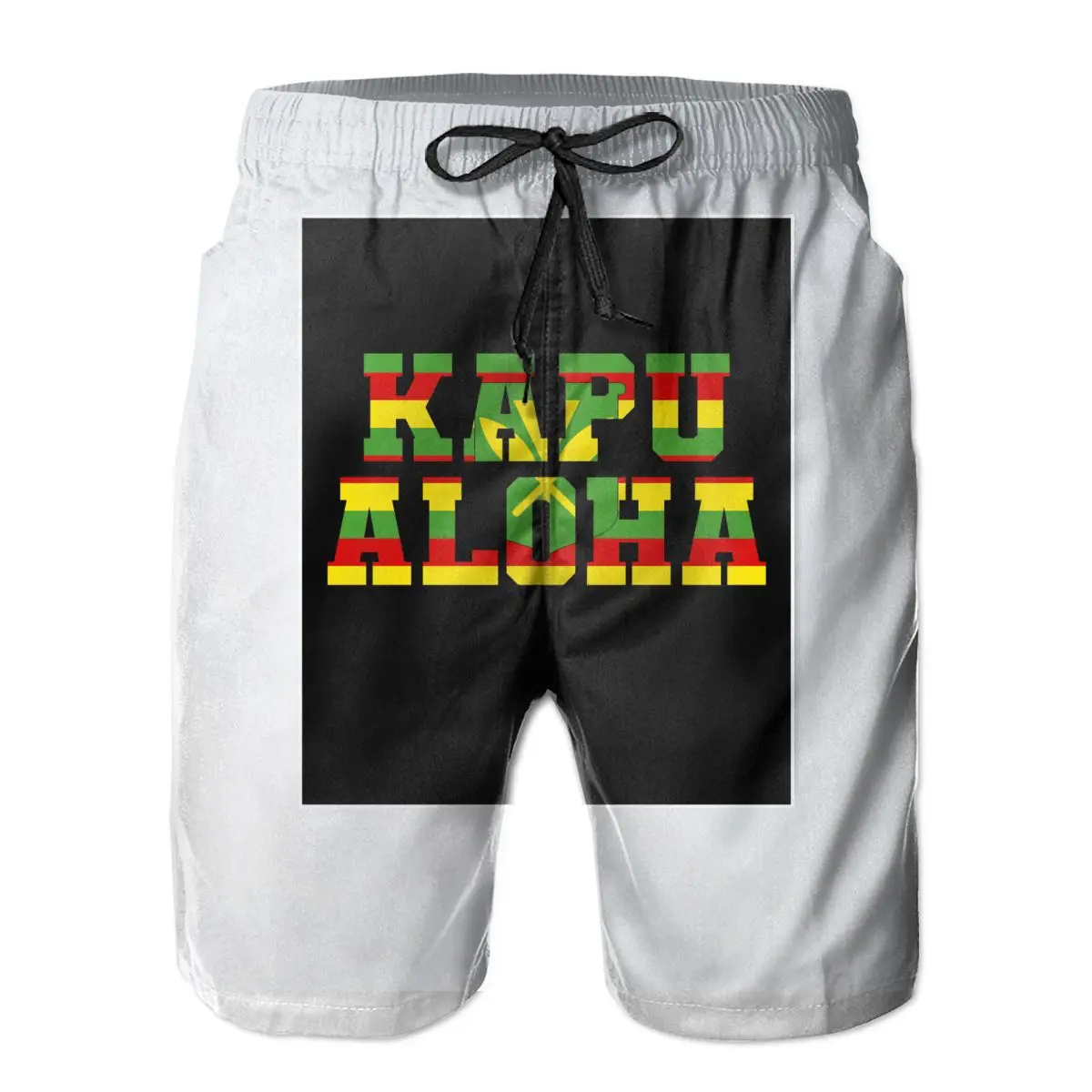 

Causal Breathable Quick Dry Funny Novelty R333 Loose Native Hawaiian Flag Kanaka Maoli Kapu Aloha Hawaii Pants