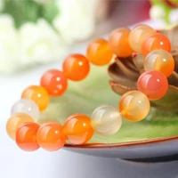 sweet primary color agate yellow natural accessories bracelet womens simple and versatile hand string jewelry