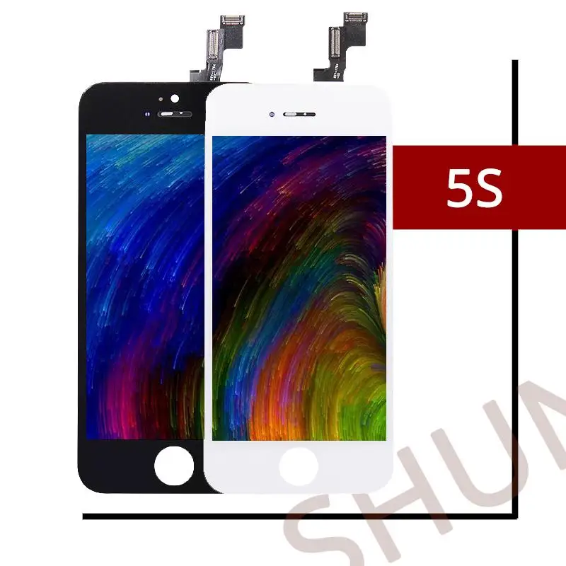 20 шт. Mix модель класс AAA ЖК дисплей для iPhone 5S экрана с 3D сенсорный экран дигитайзер