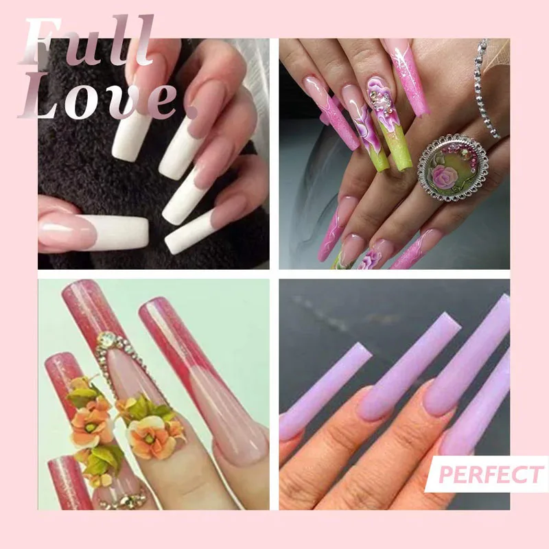 

60Pcs bag Nail Forms For Building Poly UV Gel Extension Tips Quick DIY Nails Salon Dual Forms