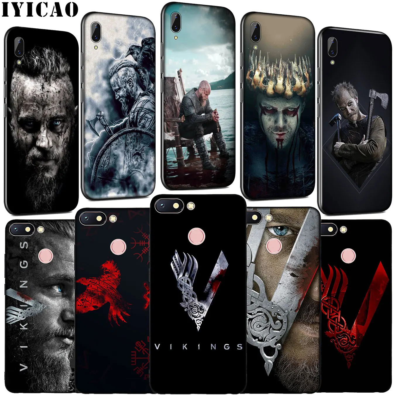 Мягкий силиконовый чехол для телефона серии Vikings Xiaomi Redmi Note 8 8T 8A 7 7A 6 6A 5 5A K30 K20 Pro GO S2